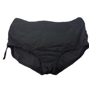 Mainstream Swimsuits‎ Woman's Black NWOT Plus Size Bikini Bottoms Size 24W